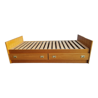 Single bed, daybed, daybed, navy style, Maison Gautier, vintage, 60s