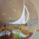Mabyjo's Musarra Vallauris, decorative glazed ceramic dish, 1960s