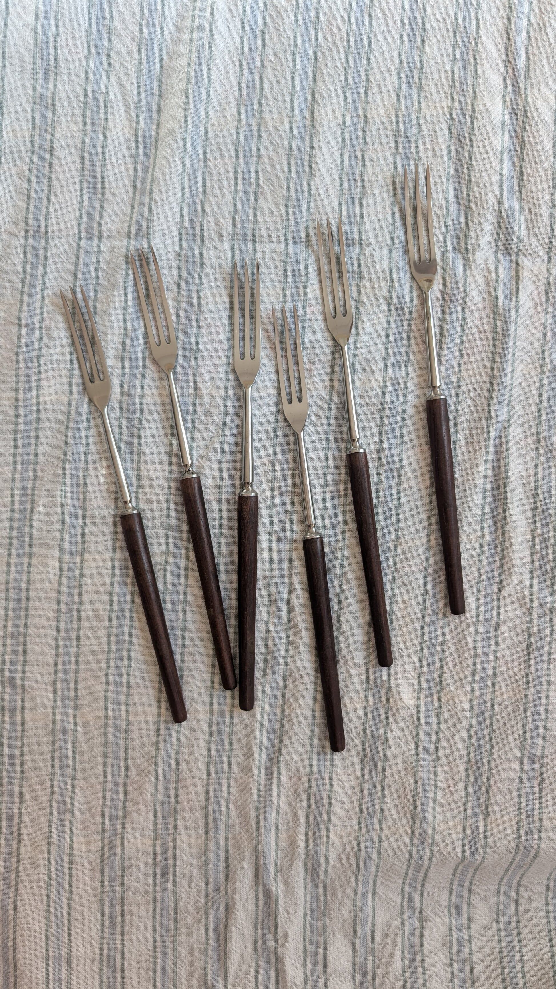 Teak forks