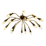 Mid-Century Modern Starburst Ceiling Lamp