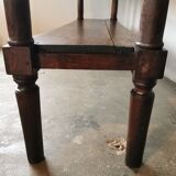 Draper table, oak wood console