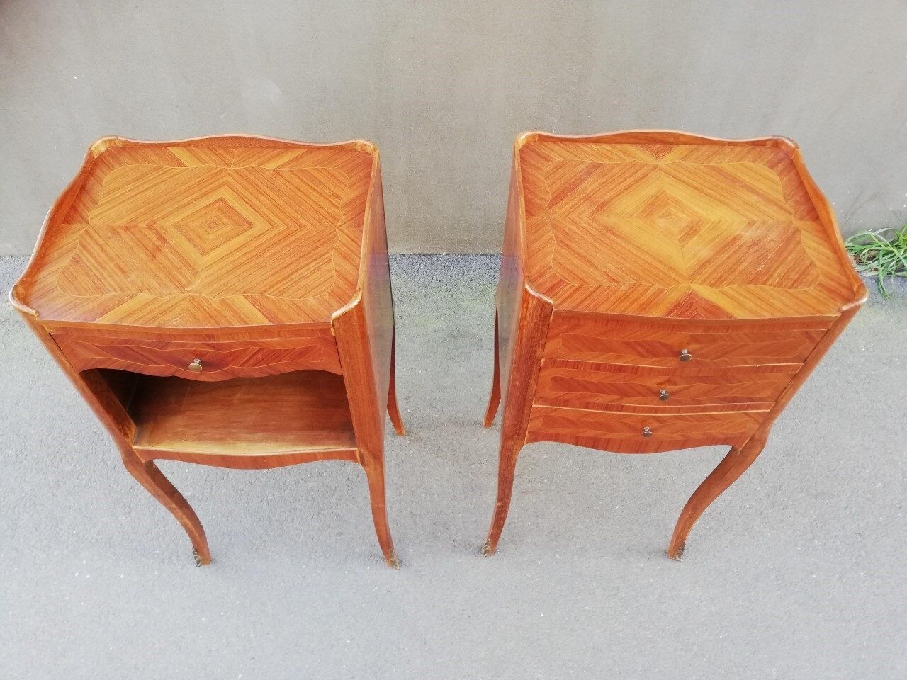 Paire de chevets e style Louis XV