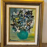 Bouquet of flowers signed Alberto
