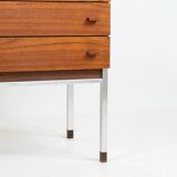 Modernist sideboard in teak (Belgium, 1950s).