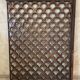 Art deco walnut claustra