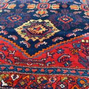 Tapis ancien persan Malayer couloir 109x525 cm