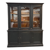 80s patinated bookcase