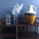 60s / 60s bamboo rattan shelf