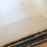 Miroir Napoléon III doré et noir