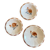 Lot de 3 plats creux vintage de Digoin