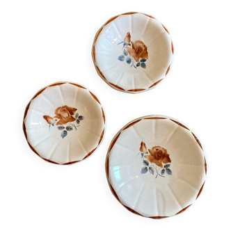 Set of 3 vintage hollow dishes from Digoin
