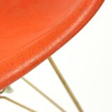 Orange Eiffel Base Chair By Charles And Ray Eames For Herman Miller, 1960s