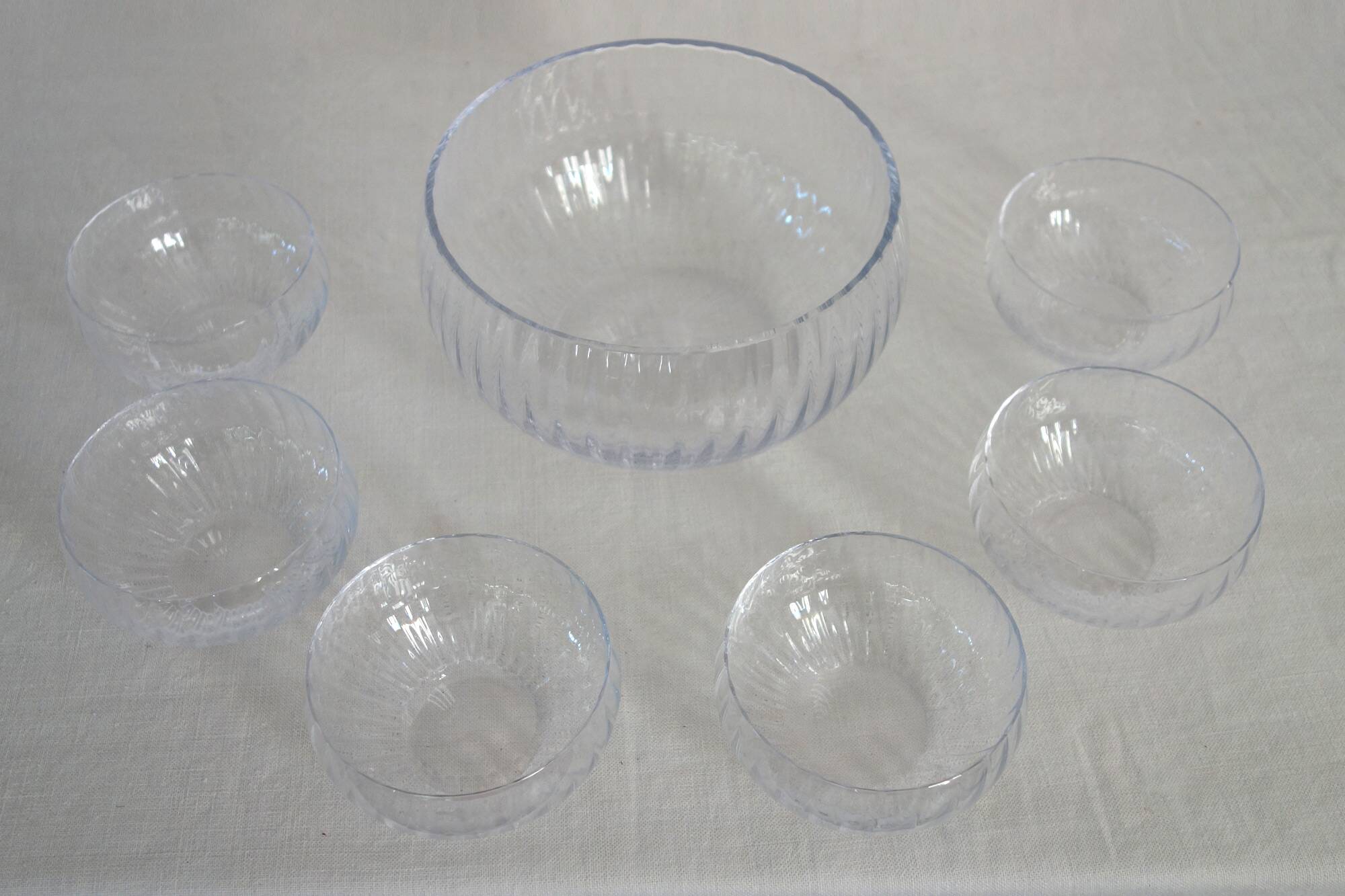 Crystal fruit salad service from Sèvres