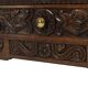 Vintage Carved Oak Cabinet/Chest of Drawers with Mythical Figures