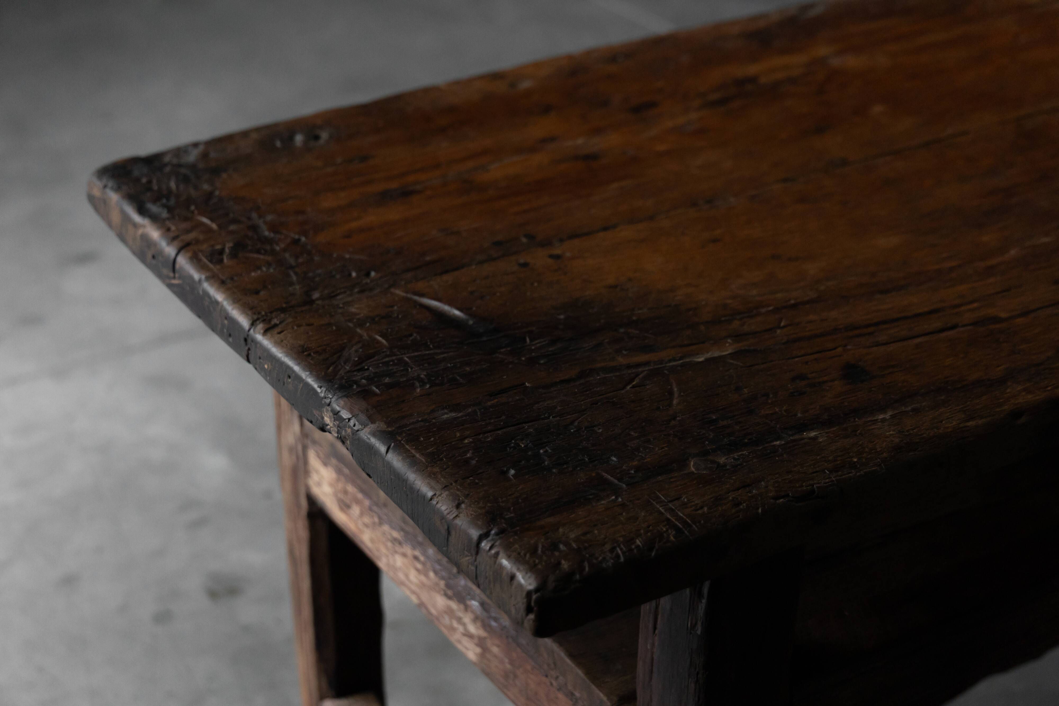 Wabi sabi farmhouse worktable, France, 19th century