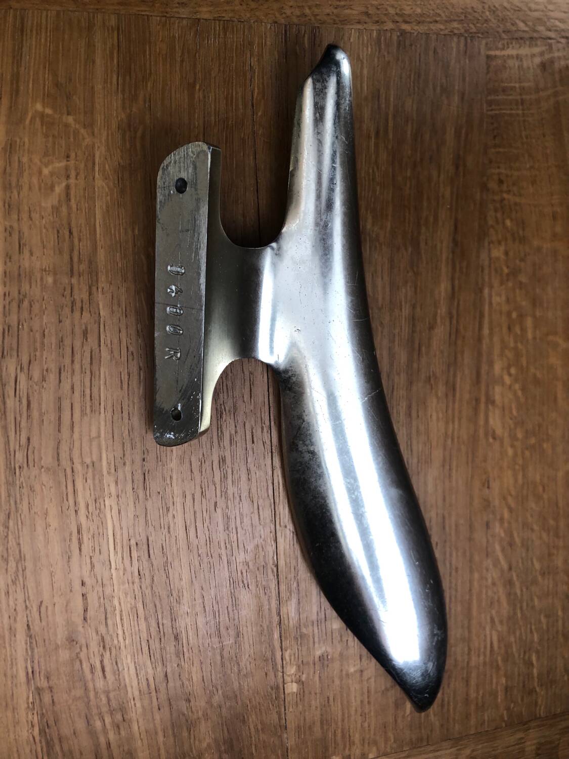 Pair of cast aluminum door handles