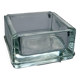 Vintage glass paved ashtray