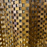 wooden cube screen