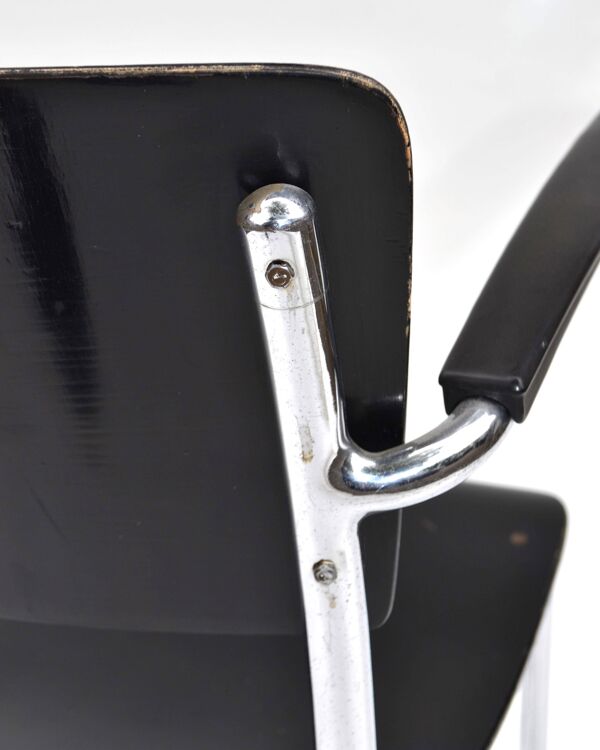 Chaise Bauhaus des années 1930 par W.H. Gispen
