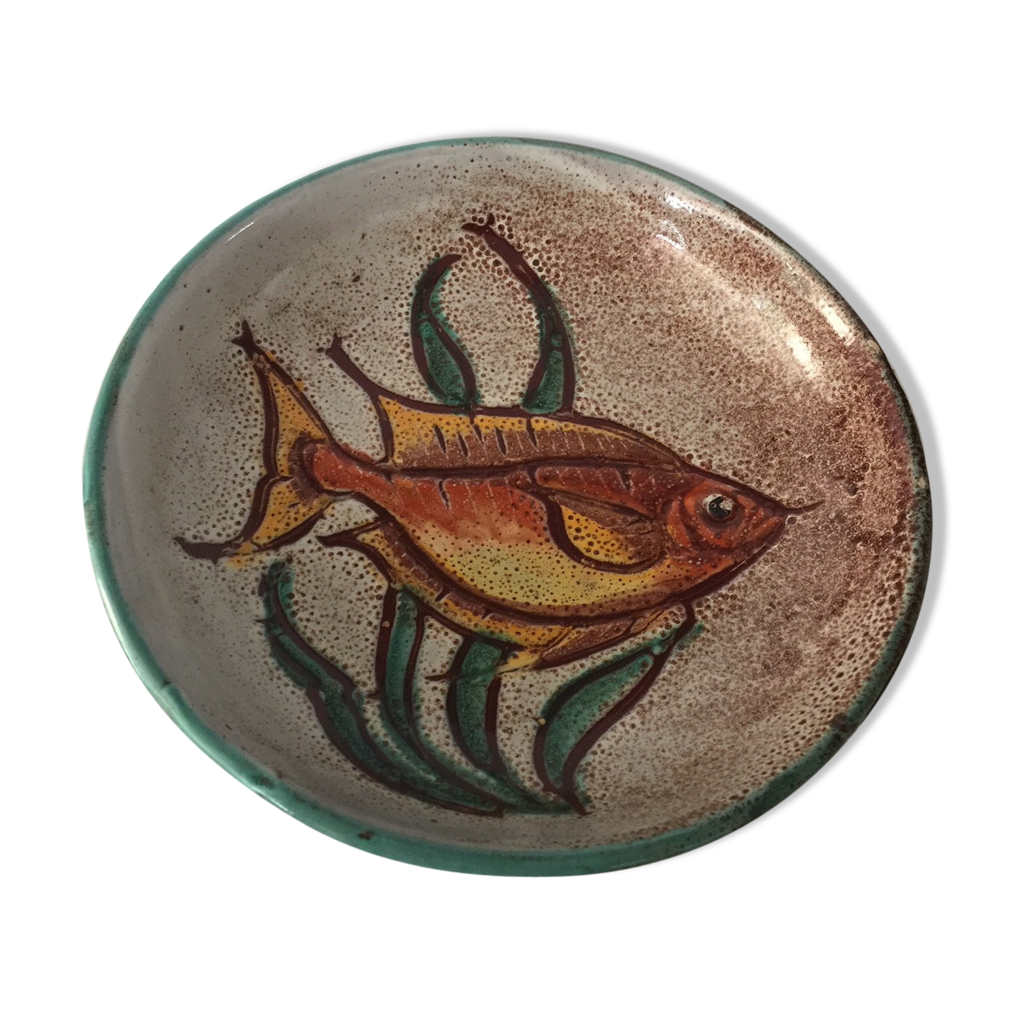 Vallauris decor fish plate