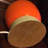60'S vintage orange opaline lamp