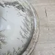 Antique Japanese handpainted floorlight white and gold (new shade)