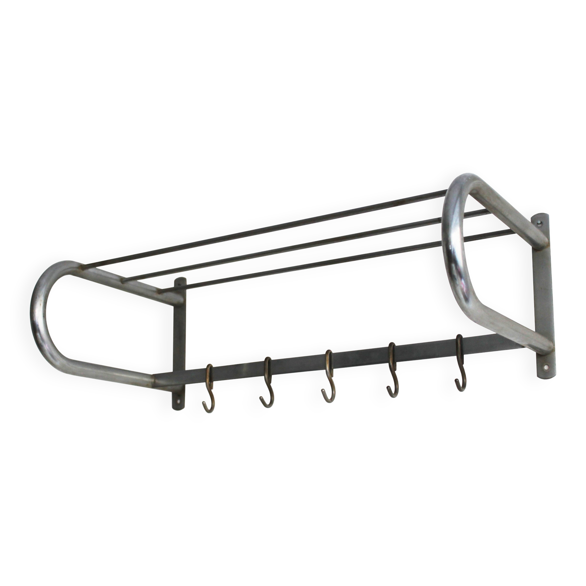 Modernist Tubular Steel Coat Hanger
