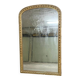 Antique Louis Philippe mirror with gilded gadroons - 173 x 110 cm