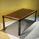 Bamboo And Burlwood Top Dining Table, Italy, 1970's