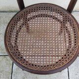 Old caned bistro chair fischel