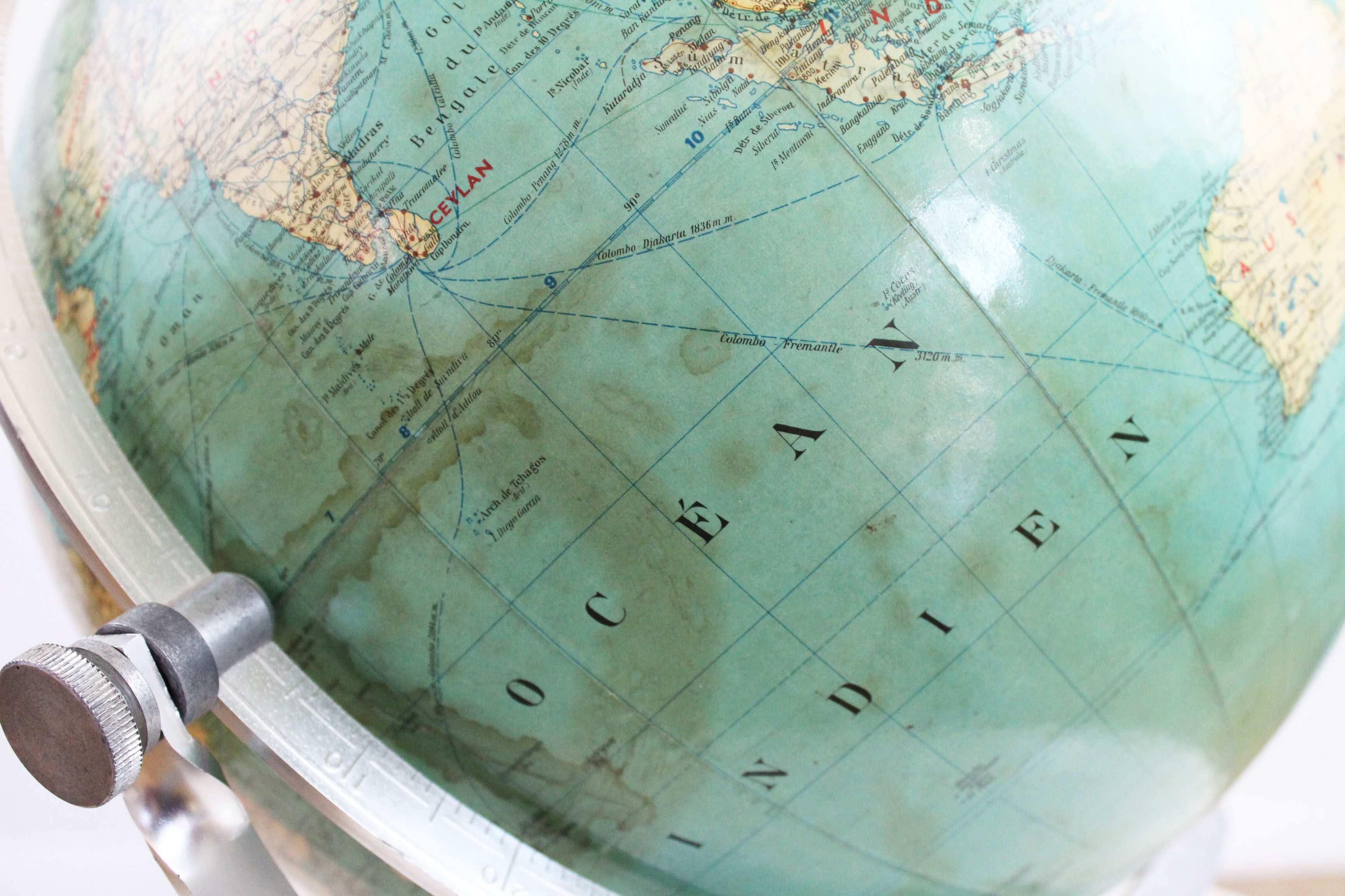 Globe terrestre Globus inclinable