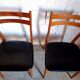 Pair of vintage Scandinavian chairs in teak 50s 60s