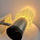 Pair of 70s glass wall lamps by Targetti Sankey