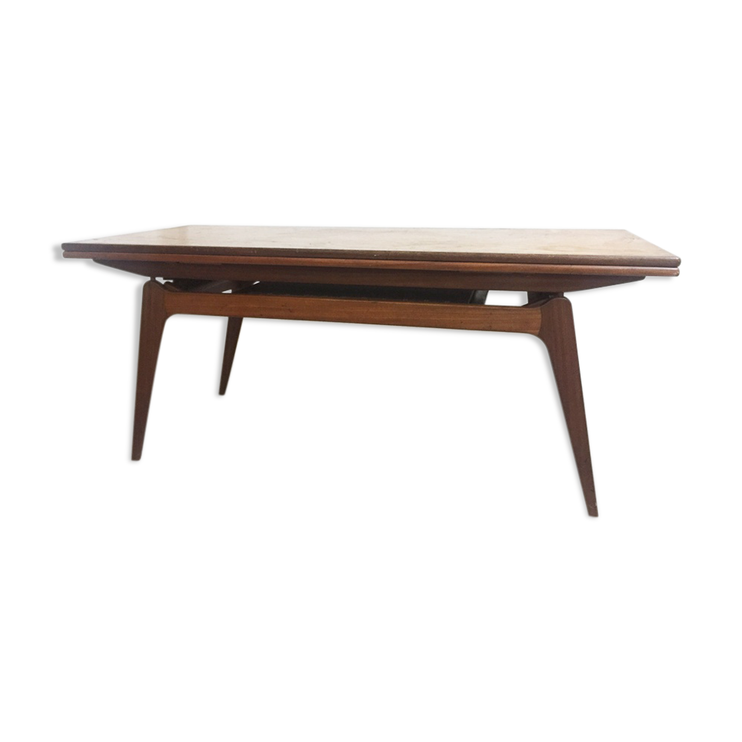 Scandinavian coffee table 2 in 1, 1960