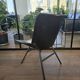 Chaise en simili cuir moderne du milieu du siècle des années 60