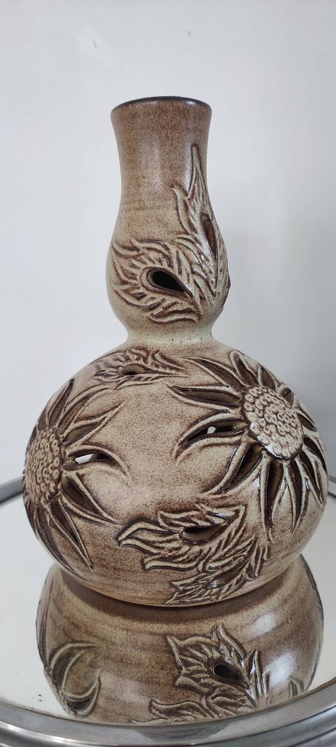 Vallauris ceramic lamp base by Fonck & Mateo