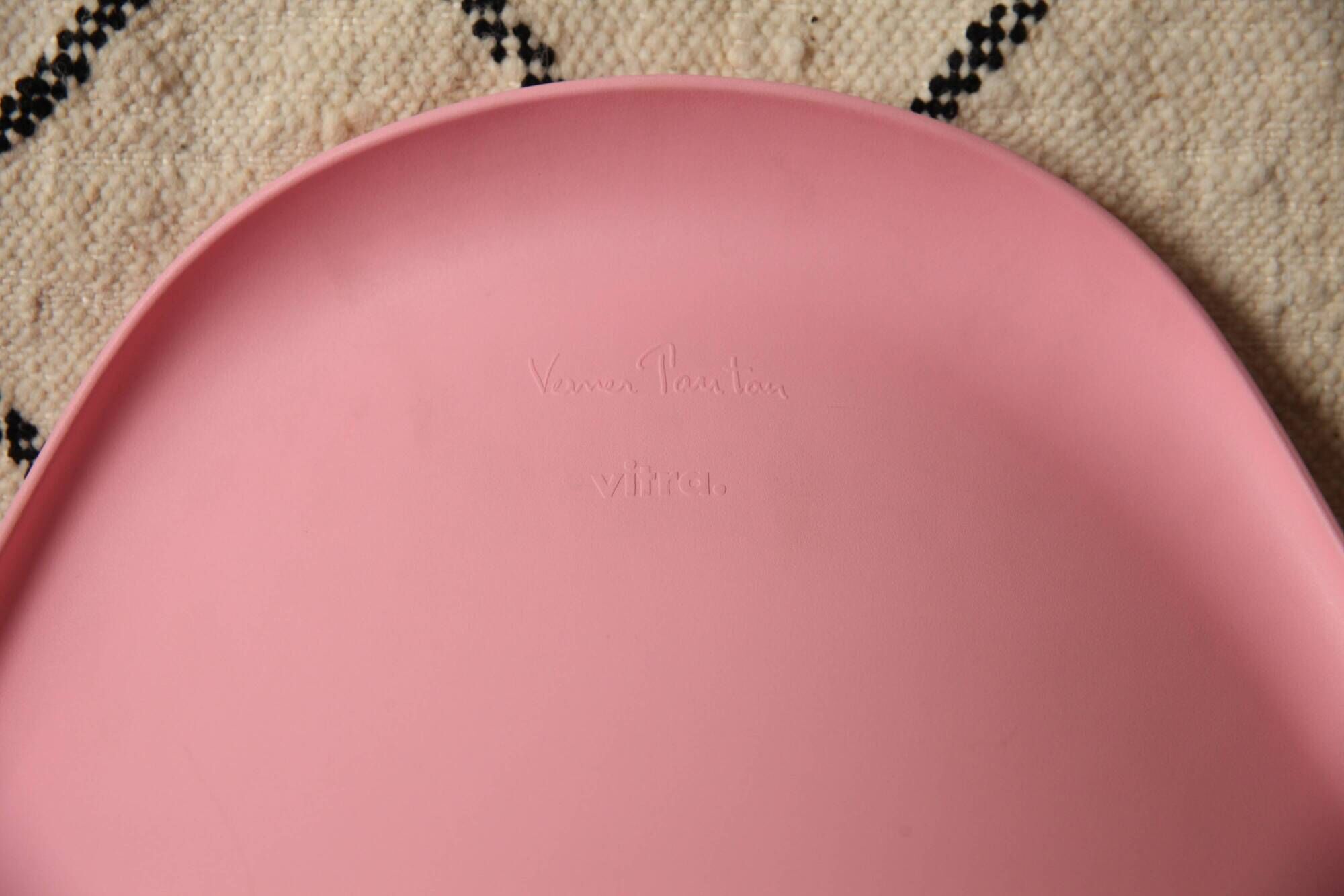 Pink Panton chair child model by Verner Panton for Vitra