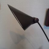 Table lamp, tiltable and adjustable, grey metal