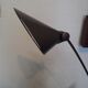 Table lamp, tiltable and adjustable, grey metal