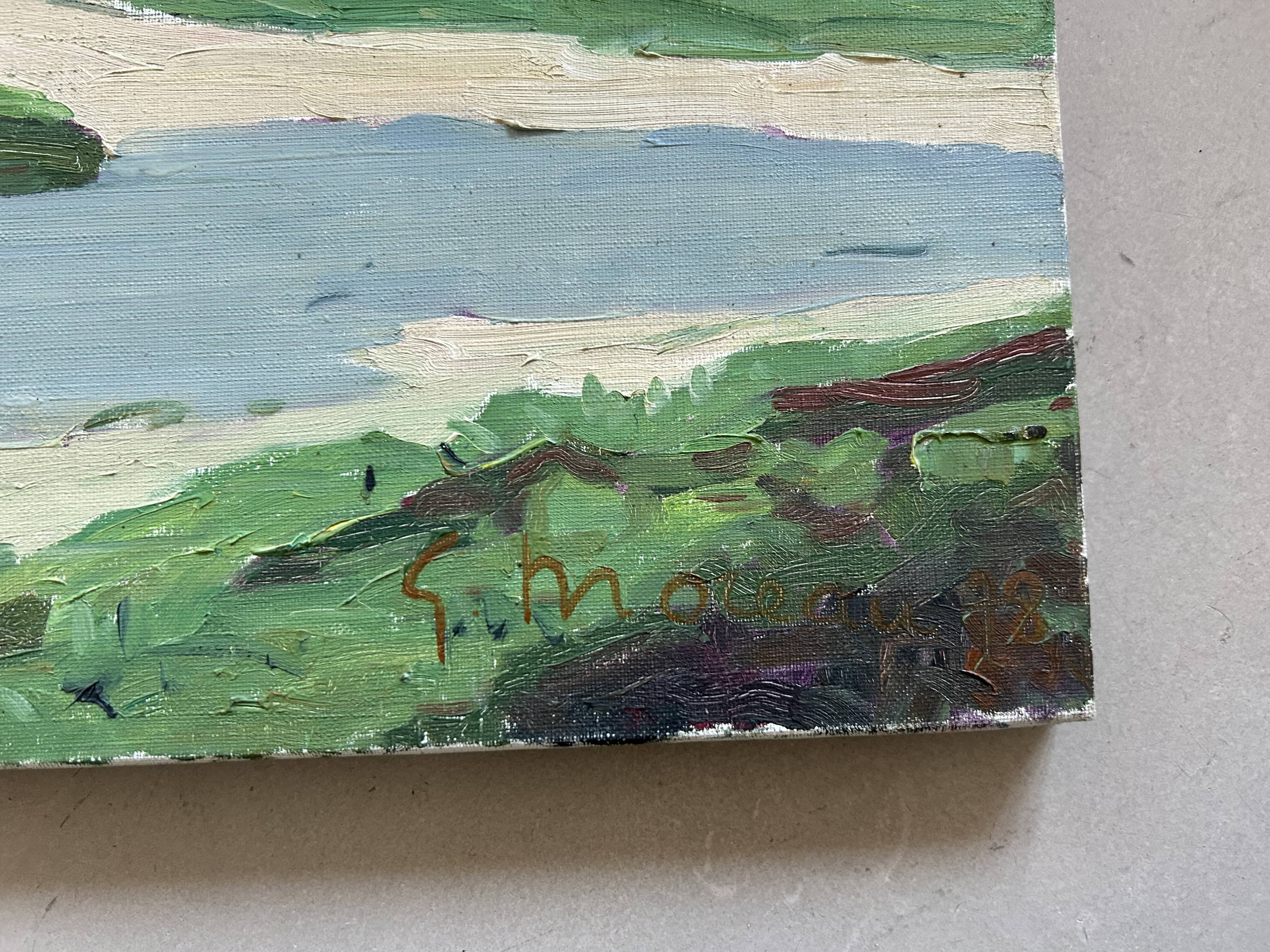 Antique painting signed G.Moreau, 1978