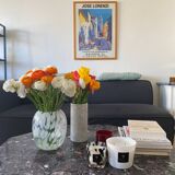 Octagonal marble table