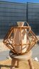 Vintage rattan and bamboo pendant light with removable shade.
