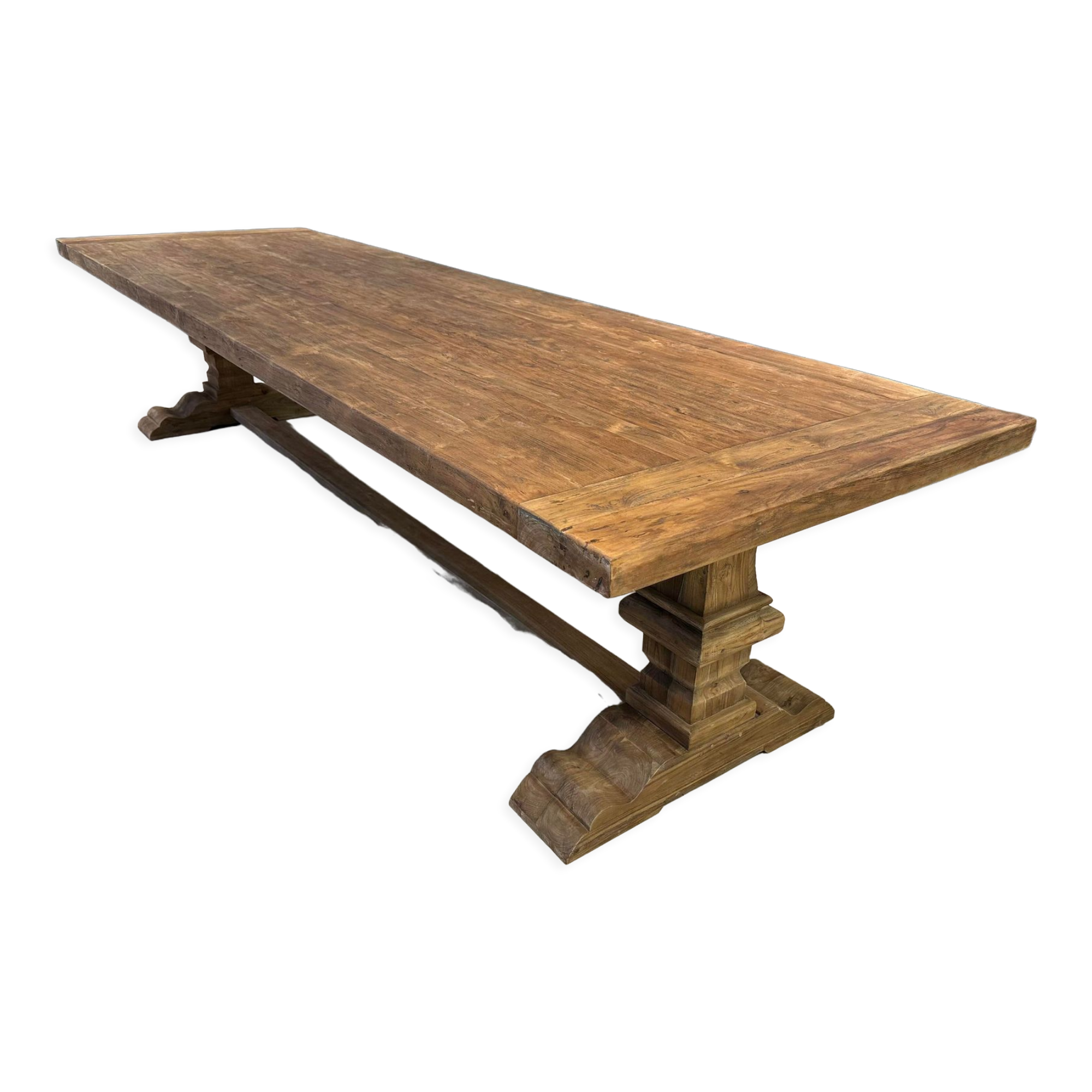 Monastery table in solid oak 350 cm