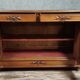 Buffet style Renaissance in mahogany with marble top – 19th century