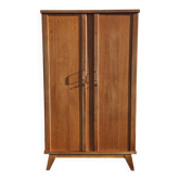 Wardrobe, shelves, oak, vintage, 1950s / 60s