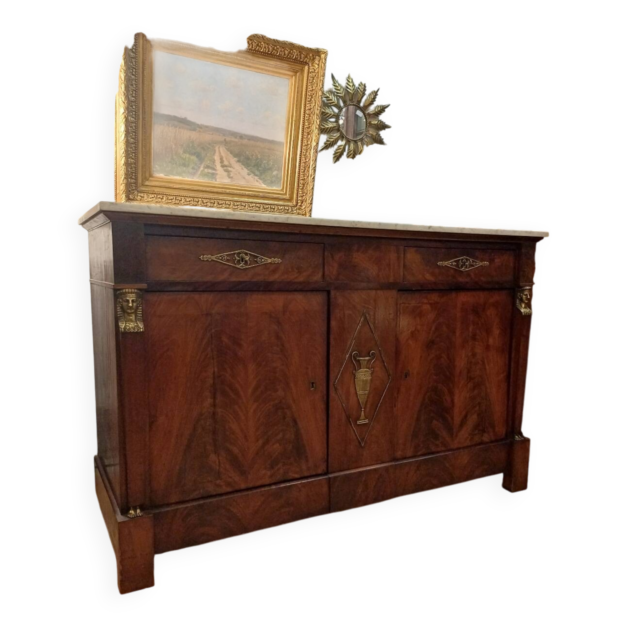 Empire period furniture, returned from Egypt in its original 19th-century condition