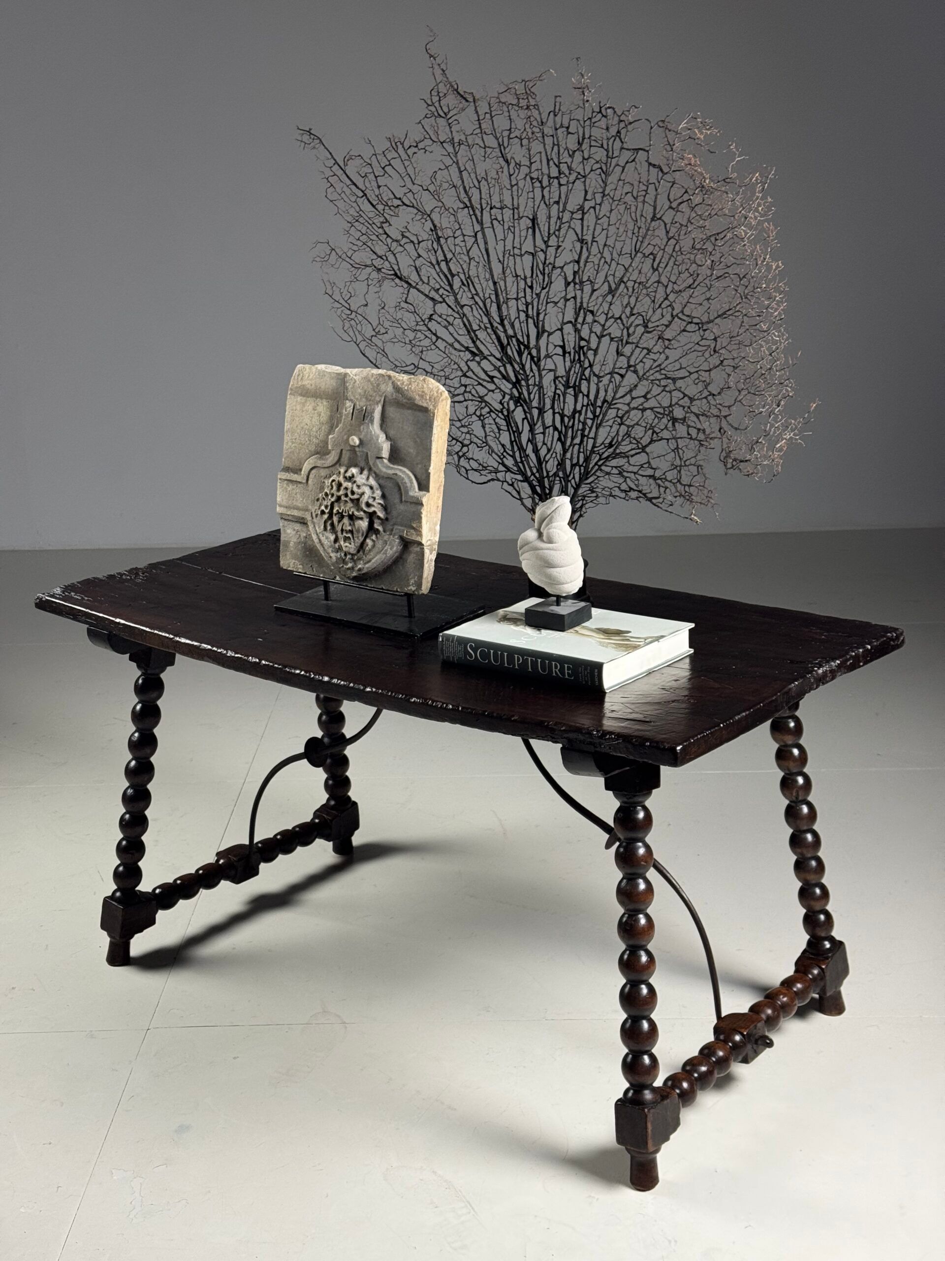 Spanish table 18th century bobbin