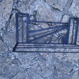 Art Deco wall coat rack