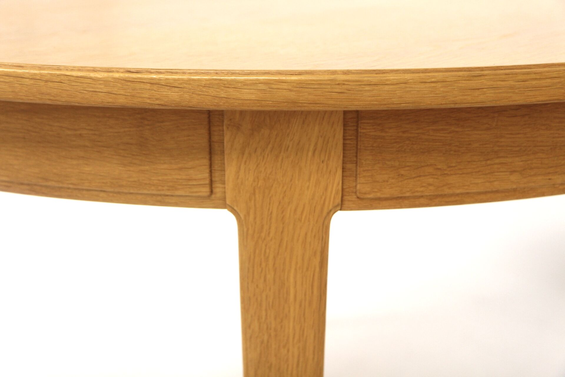 Dining table "Calmare Nickel", Carl Malmsten, Bodafors, Sweden, 1960