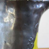 Free form vase signed Beauvais 70s